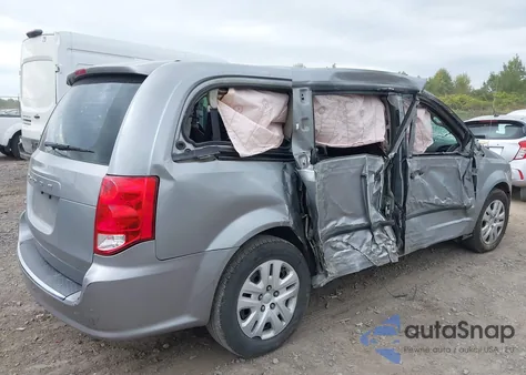 2014 Dodge Grand Caravan American Value Pkg из США, поврежденный, VIN 2C4RDGBG3ER420816